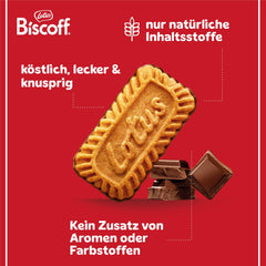 Lotus Biscoff | Karamelizované sušenky s čokoládovou polevou | 200 jednotlivě balených sušenek | Pouze přírodní složky | Bez umělých barviv a příchutí | 200 x 1| 1,47 kg