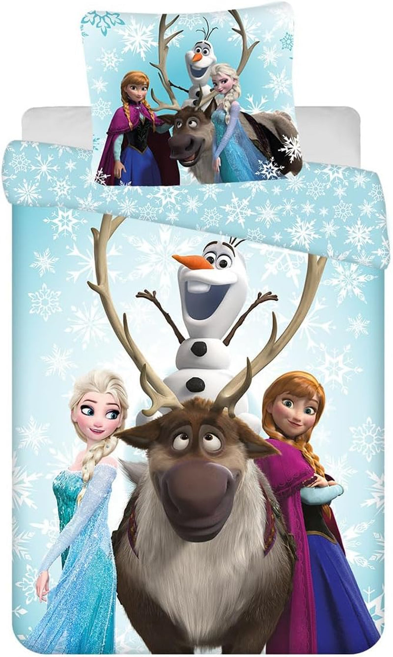 Disney Frozen Snowflakes, dětské povlečení, 100% bavlna Povlečení - dětské Naty Shop Výchozí název