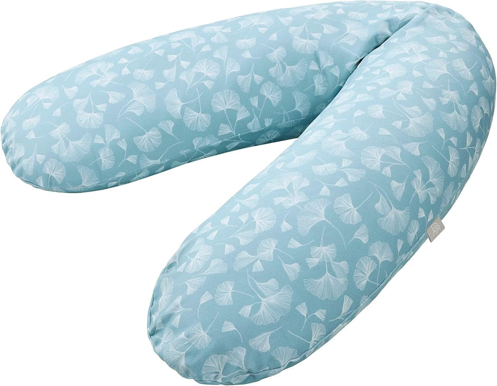 Perna Rotho Babydesign Multi (190 x 35 cm) - Hipoalergenică - Silențioasă - Pernă pentru dormit lateral - Lavabilă la mașină Accesorii Hrana si Alaptare Bebe Naty Shop Motiv Ginkgo Multi
