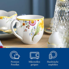 Villeroy & Boch – Spring Awakening Frühstücksset Für 2 Personen, 6 Teilig, Ostergeschirr Set Frühstück, Ostern, Kaffeeservice, Geschirr Frühling, Porzellan Seturi vesela masa Naty Shop