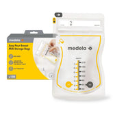 Medela Easy Pour Muttermilchbeutel Zum Einfachen Ausgießen, 100 Stück, 210 ml, Auslaufsichere Einweg-Muttermilchbeutel Mit Überlaufschutz, Stillhelfer Příslušenství Jídlo a kojení Bebe Naty Shop 100