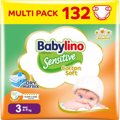 Scutece pentru bebeluși sensibili, mărimea 7, extra large plus (+15 kg), 14 bucăți