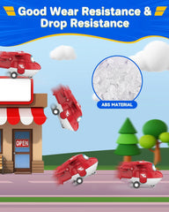 Super Wings Transform-A-Bots World Airport Posádka - Řada 1 - Sběratelský balíček posádky - 15 hracích figurek - 2" akční figurky Naty Shop