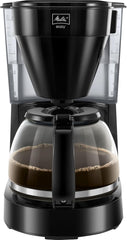 Melitta Easy – Espressor cu filtru și carafă de sticlă, pentru până la 10 cești de cafea, negru