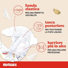 Huggies Baby, velikost 2 (3 – 6 KG), 24 plen Matka a dítě Naty Shop