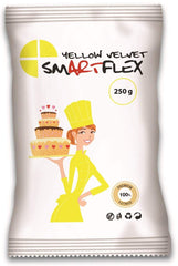 Fondant Yellow Velvet, 250 g Pasta de zahar Naty Shop 250 G (1 pachet)