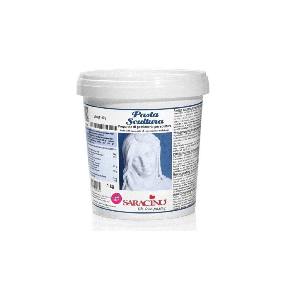 Pastă de sculptură Saracino - înlocuitor de ciocolată de modelare pentru decorațiuni 1 kg Made In Italy Pasta de zahar Naty Shop Default Title