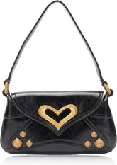 Pinko Ladies 520 Umăr Baby Naplack Geantă Vintage Genti Femei Naty Shop Z99M_Black Limousine-Chocolate Gold