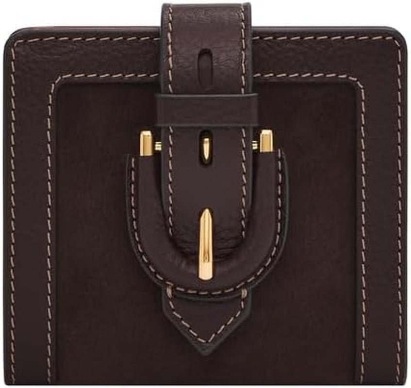 Portofel Fossil Harwell Bi-Fold pentru femei Portofel Femei Naty Shop Maro S