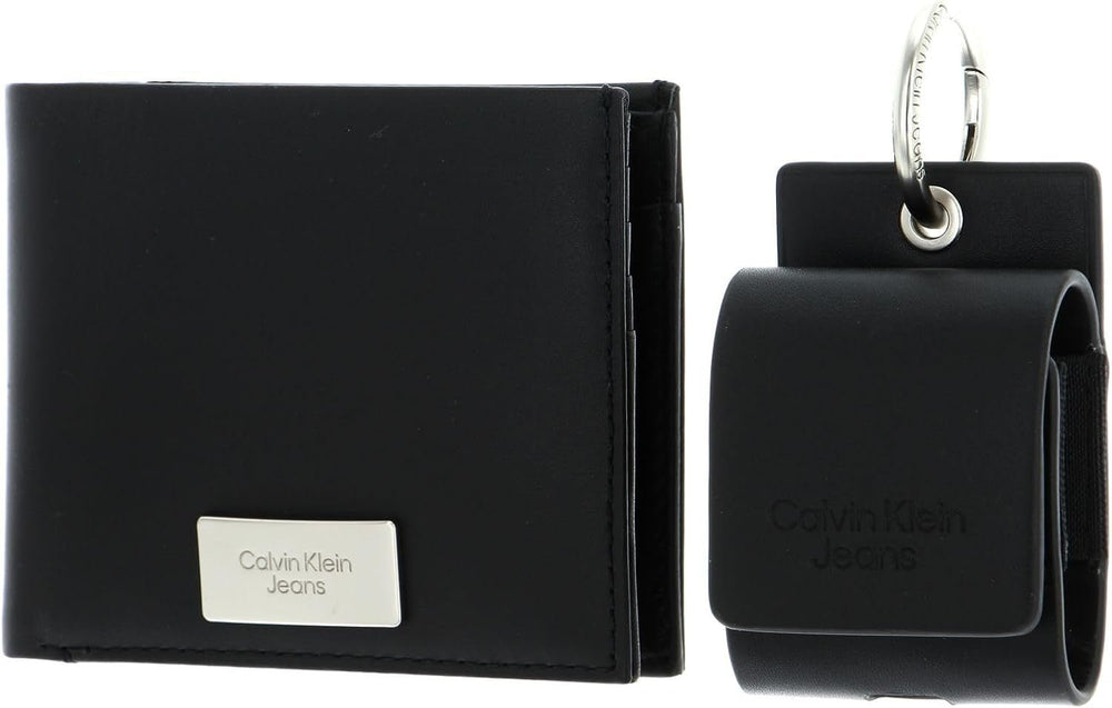 Set cadou Calvin Klein Jeans pentru bărbați Gifting Portofel bifold & husă AirPods, negru (Black), Onesize Portofel Barbati Naty Shop Titlu implicit