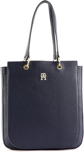 Tommy Hilfiger Th Emblem Ns Work Tote Aw0aw14498 Tote Bag Genti Femei Naty Shop Albastru (Space Blue)