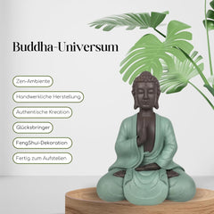 Zen Arôme SBM5 Statuie Zen Bodhi, verde/maro, 20 cm înălțime Statuete si sculpturi Naty Shop