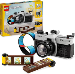 LEGO Creator 3v1 retro hračka s fotoaparátem, videokamera, televize, dětské stolní dekorace nebo doplňky do ložnice, fotografické dárky pro dívky a chlapce 8 let 31147 Stavebnice Besuche den LEGO-Store Single