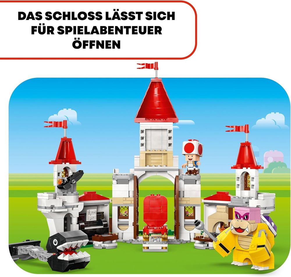 LEGO Super Mario Roy's Battle at the Mushroom Palace Dobrodružná sada s postavami Nintendo Dárek pro dívky, chlapce a hráče 7 let staré 71435 Stavebnice Besuche den LEGO-Store