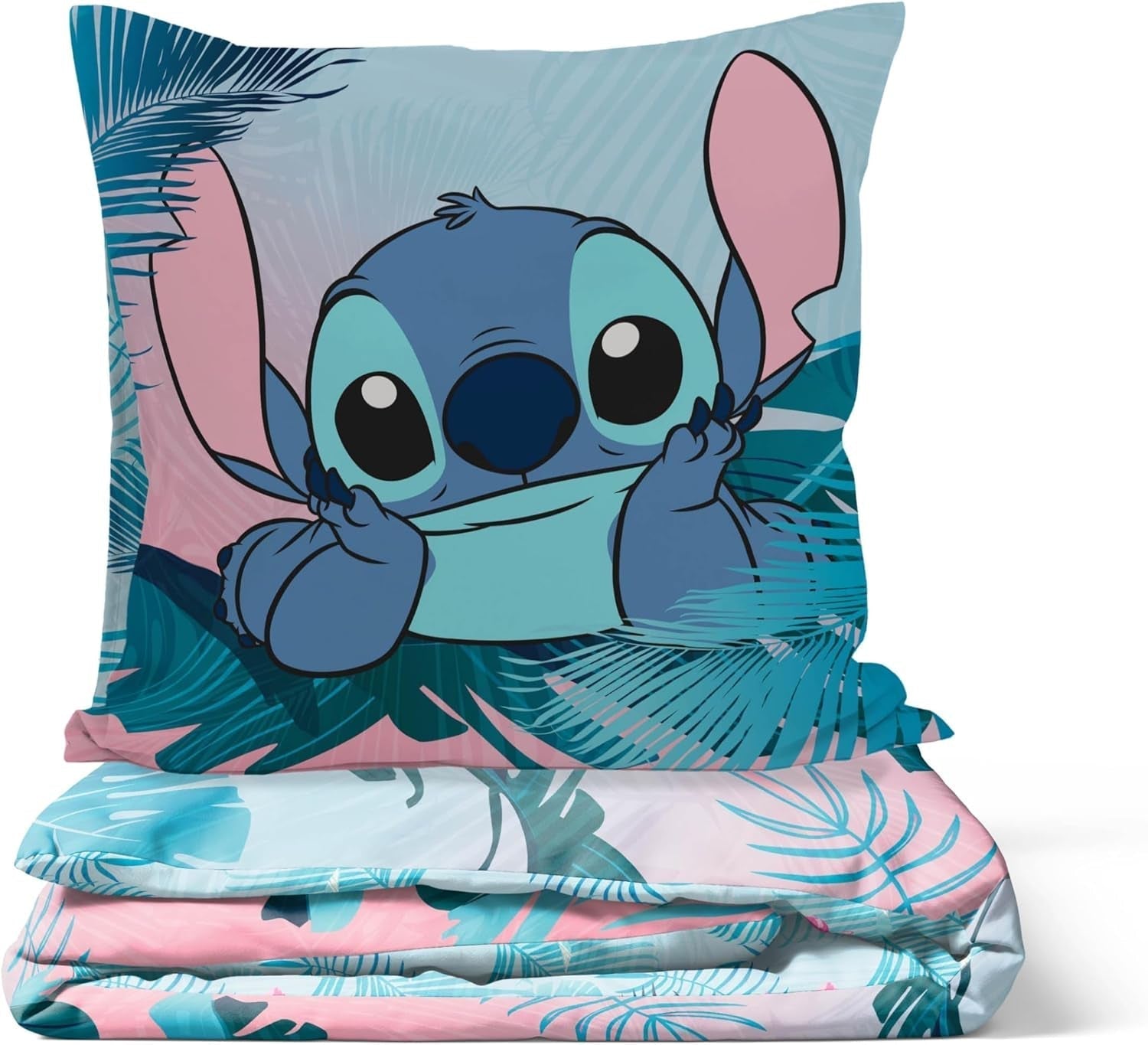 Sada povlečení pro děti Lilo And Stitch Floral Bedding - dětské Naty Shop