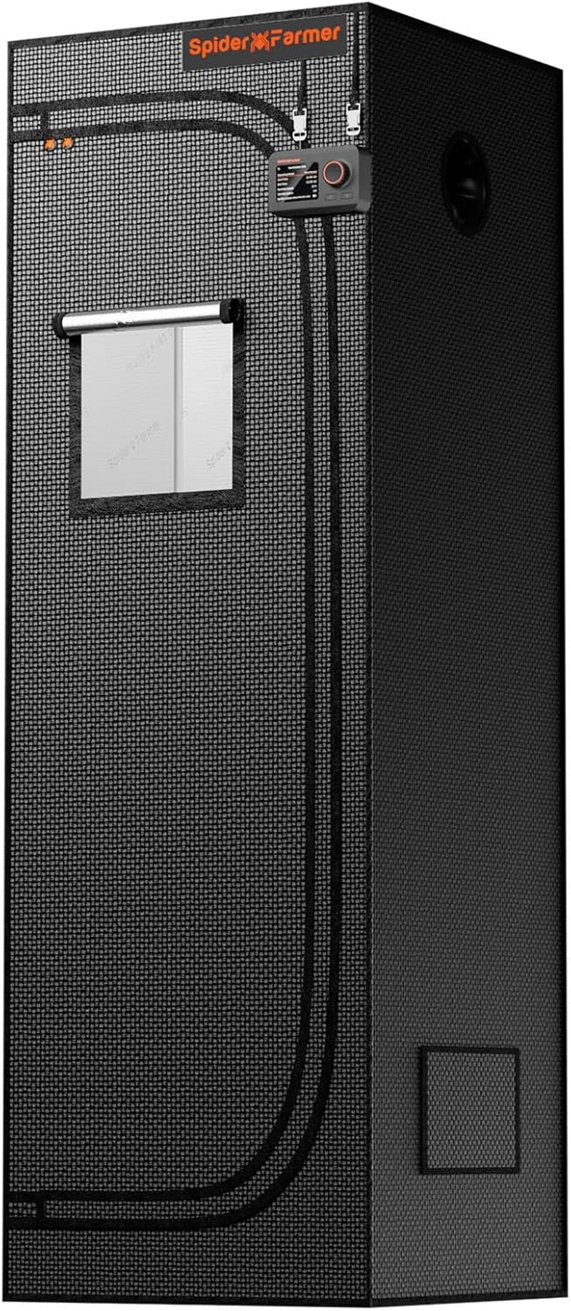 Pěstební stan Spider Farmer Pro 70x140x200cm s rolovacími dveřmi, pozorovacím oknem, odnímatelným podlahovým panelem, tkanina Mylar 2000D, pro vnitřní hydroponii s SF4000, G4500, SE4500