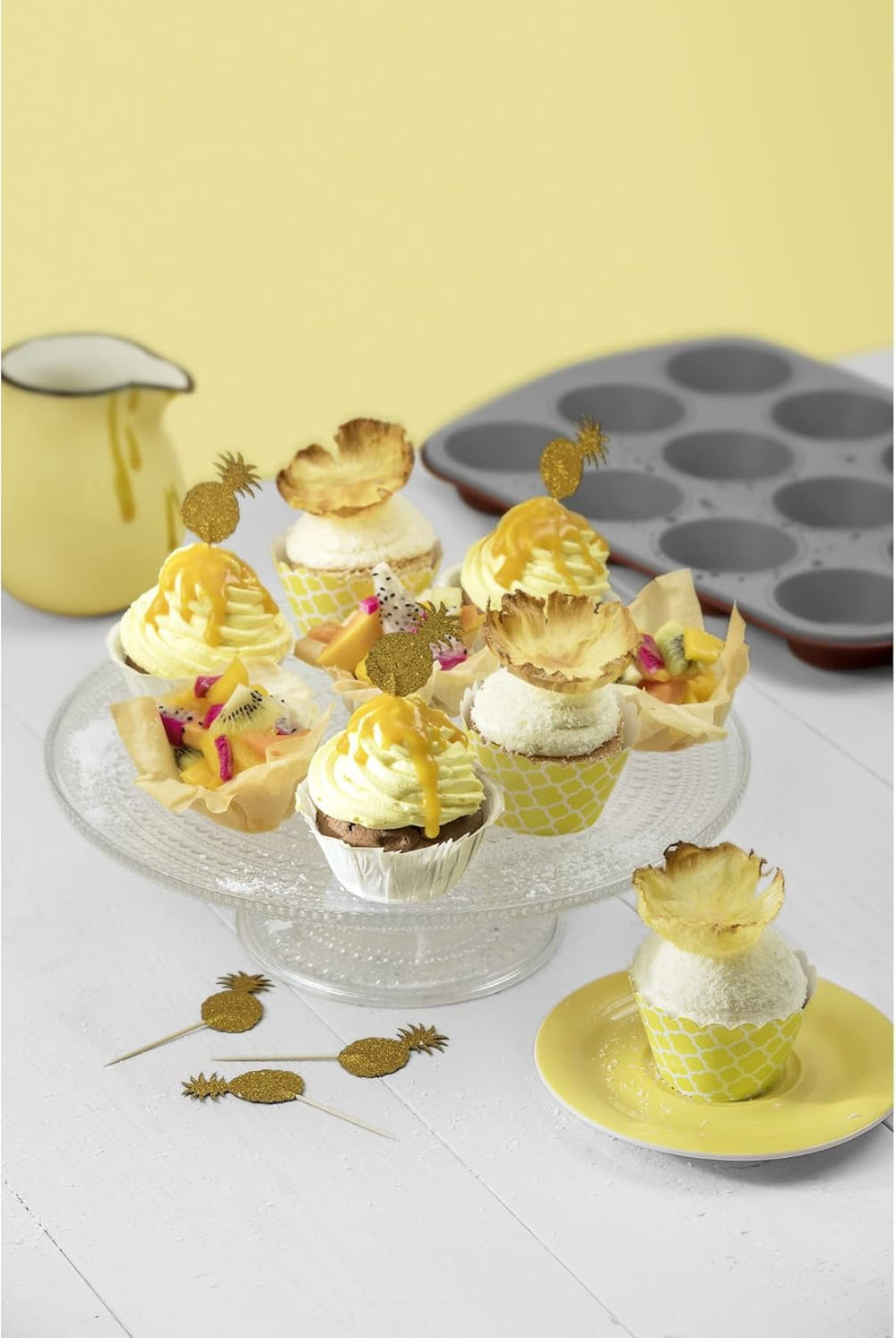 Originální Kaiser Classic plus Muffinform Für 12 Muffins, Muffinform Blech 38X27 Cm, Antihaftbeschichte, Standardgröße, Cupcake Formen, Muffin Backform, Rot Forms a pečicí plechy Naty Shop