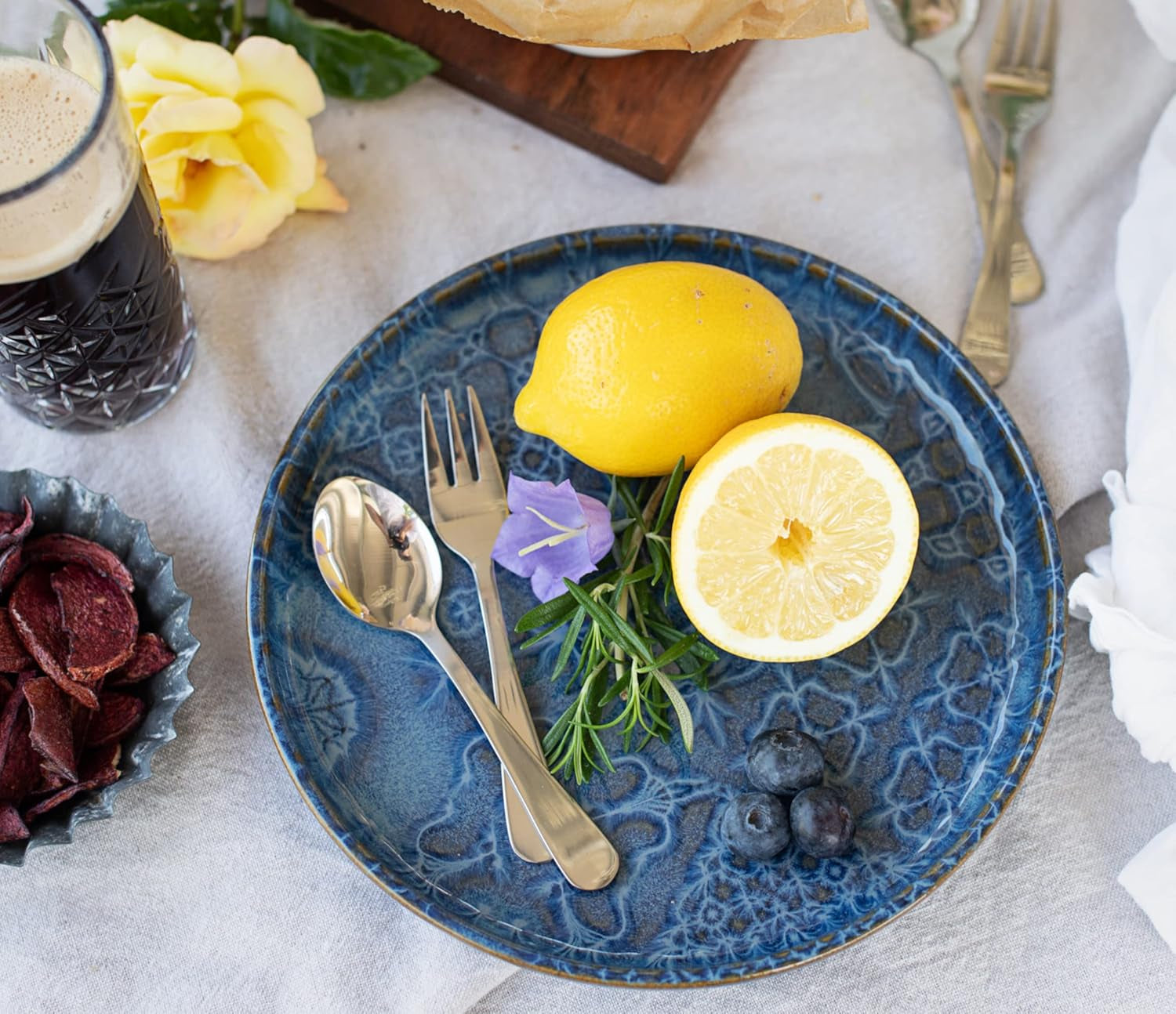 MÄSER 934063 Dlaždice Series Moderní Vintage sada nádobí pro 2 s maurským designem Sady nádobí Naty Shop