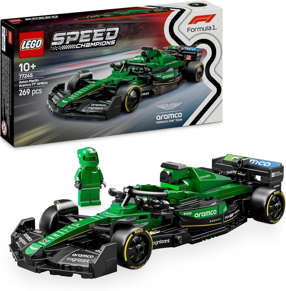 LEGO Speed Champions Mercedes-Amg F1 W15 Závodní auto - Minifigurka Formule 1 - Model auta ke sbírání a stavění - Dárek pro chlapce a dívky od 10 let nebo dospělé fanoušky 77244 Stavebnice Besuche den LEGO-Store Aston Martin Aramco F1 Amr24 Závodní auto 77245