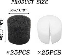 50 ks 32*30mm hydroponické houby Rockwool množení Hydroponický systém množení houba Blok sazenic houby skleníkový hydroponický systém pro pěstování sazenic zeleniny a květin