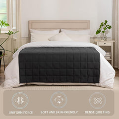 Good Nite Weighted deka pro dospělé Těžká deka pro klidné smysly Šedá 8 Kg 150 X 200 Cm Přikrývky a přikrývky Naty Shop