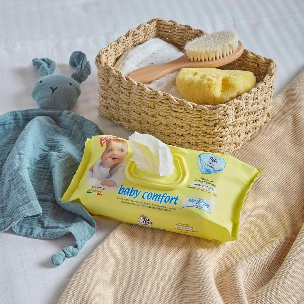 Milleusi Classic Fresh & Clean, vlhčené ubrousky, 72 ks Dětské vlhčené ubrousky Naty Shop