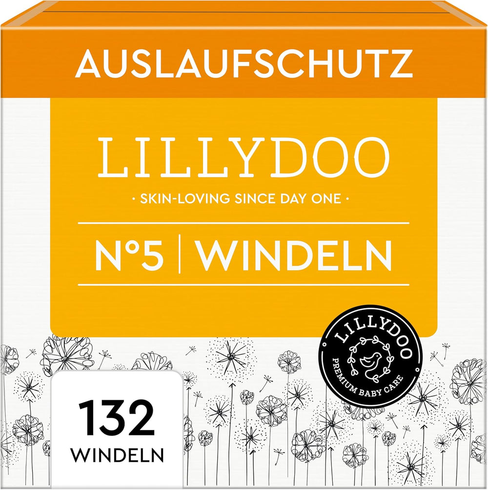 Dětské plenky LILLYDOO šetrné k pokožce – velikost 3 (6–10 kg), 29 kusů, spolehlivá ochrana proti vytečení, měkké, bez parfemace a bez mléka pro citlivou pokožku, dermatologicky testováno