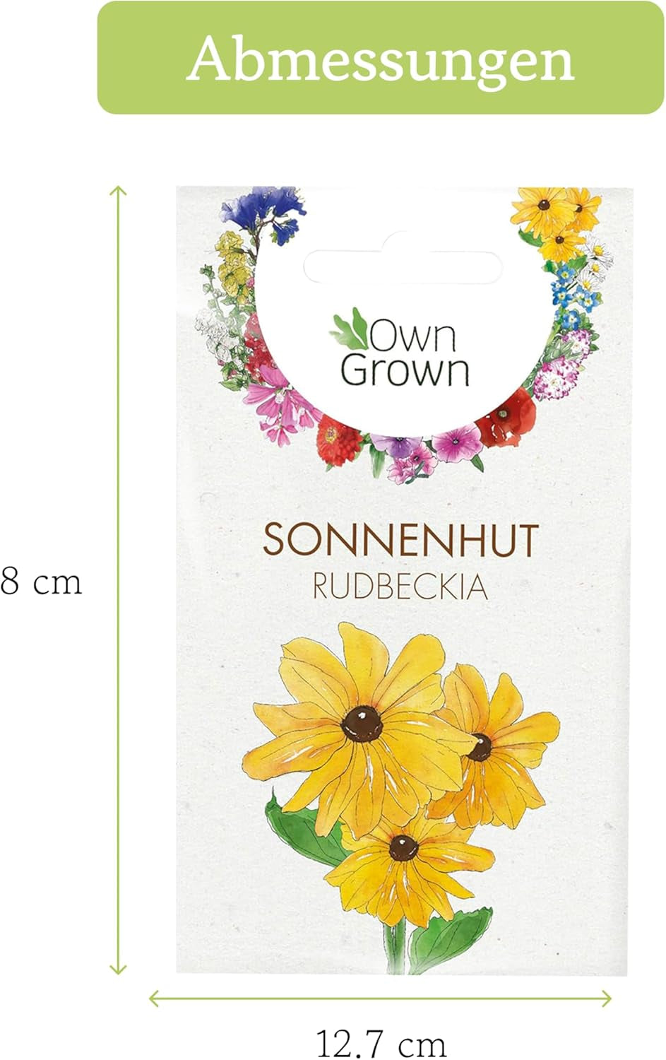 Semena echinacey: Prémiová semínka žluté echinacey pro asi 20 kvetoucích rostlin echinacey – Semena rudbeckie – Hardy Rudbeckia – Trvalky Echinacea – Hardy trvalky od OwnGrown