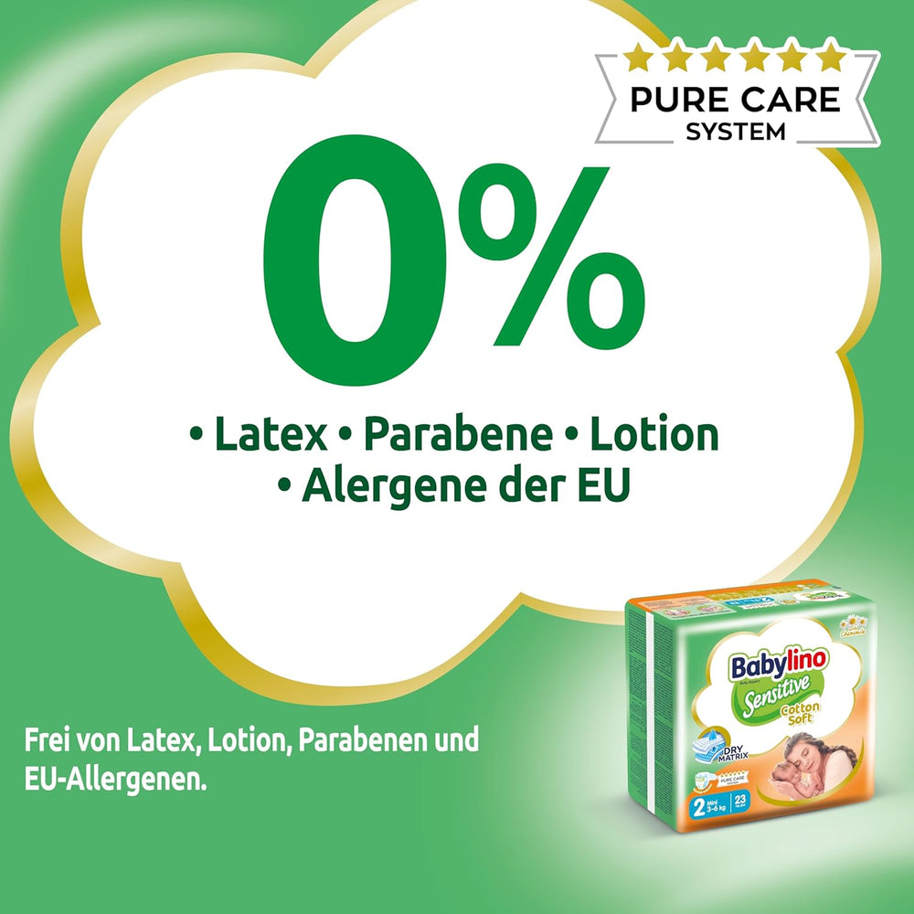 Pleny pro citlivá miminka, velikost 2, mini (3-6 kg), 192 plen