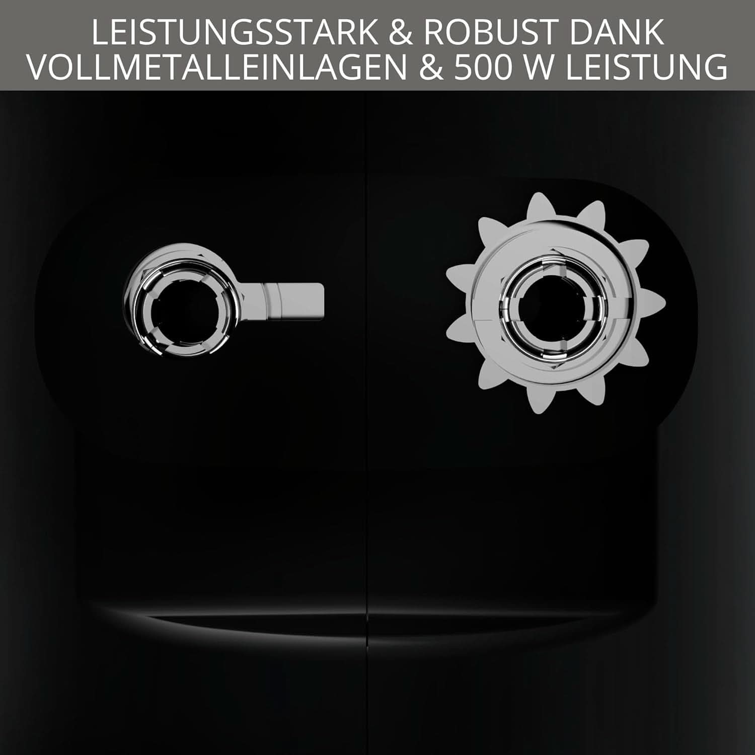 Krups 3Mix 7000 ruční mixér 60 Jahre Special Edition, 500 Watt, Knet- Und Rührhaken Aus Edelstahl, Langes Netzkabel, Zubehörtasche, F6085811, Schwarz/Kupfer Kitchen Naty Shop