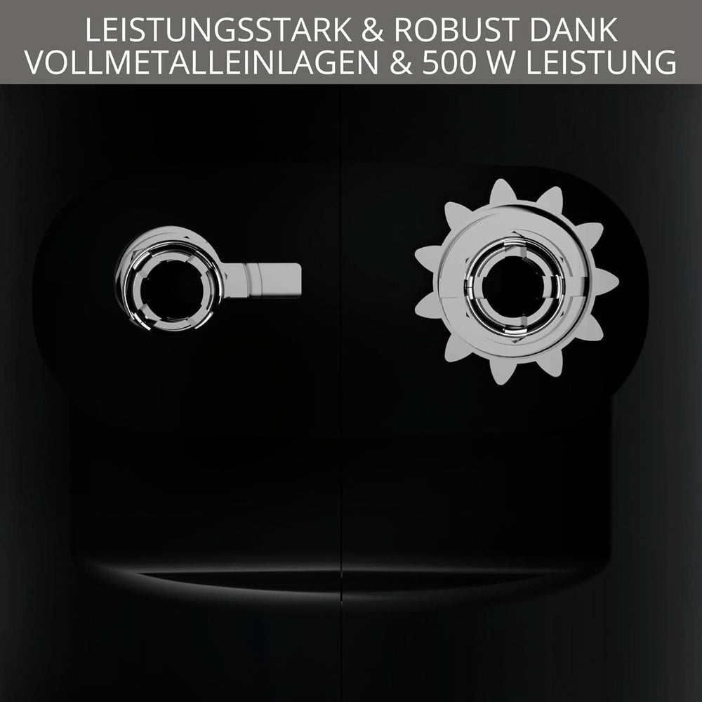 Krups 3Mix 7000 ruční mixér 60 Jahre Special Edition, 500 Watt, Knet- Und Rührhaken Aus Edelstahl, Langes Netzkabel, Zubehörtasche, F6085811, Schwarz/Kupfer Kitchen Naty Shop