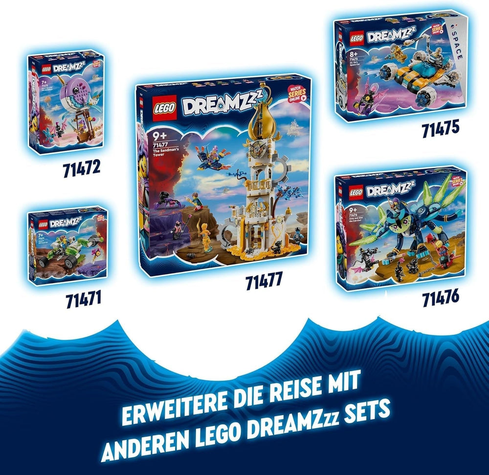 Sada LEGO Dreamzzz 2 v 1 Vesmírná bugina pana Oze nebo raketoplán Obsahuje minifigurky pana Oze, Alberta a Jaydena, vesmírný dárek pro děti 8+ 71475 Stavebnice Besuche den LEGO-Store