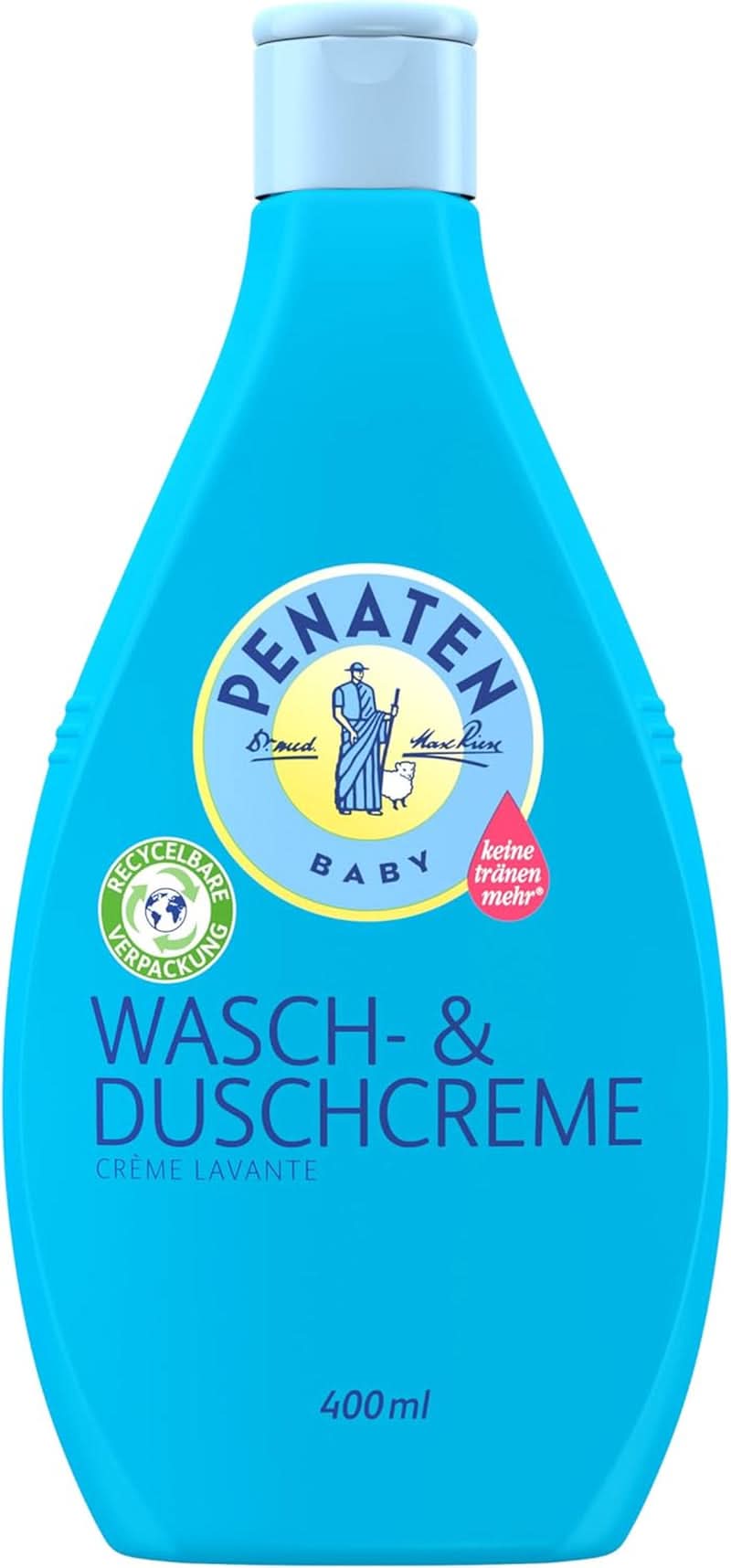 PENATEN Wash & Shower Cream (400 ml), sprchový gel a šampon pro kojence, formulovaný bez parabenů a barviv Mother and Child Naty Shop Mycí a sprchový krém