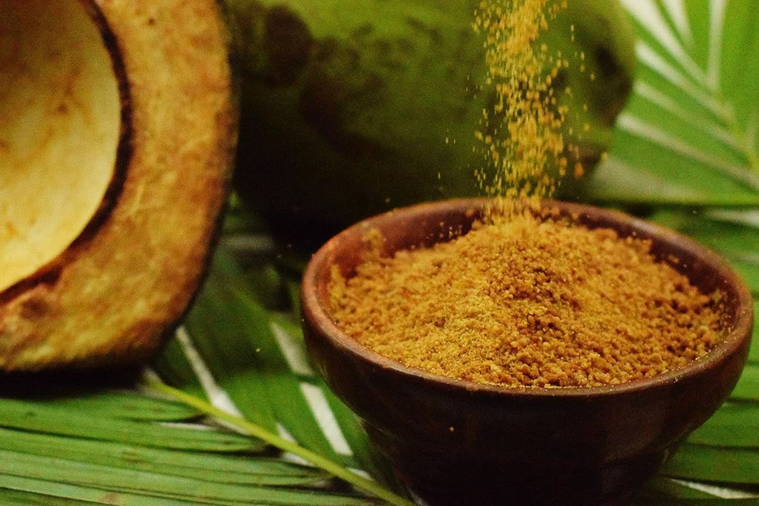 SVATV Hnědý prášek z palmového cukru, 227 gramů Sweeteners Naty Shop