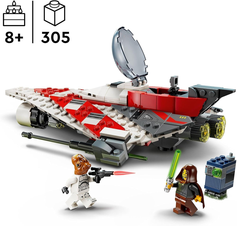 LEGO Star Wars Jedi Bobův Starfighter Stavebnice Hvězdná loď Kostky Oblíbená postava Dárek k narozeninám pro chlapce, dívky a všechny fanoušky starší 8 let 75388 Stavebnice Beuche den LEGO-Store