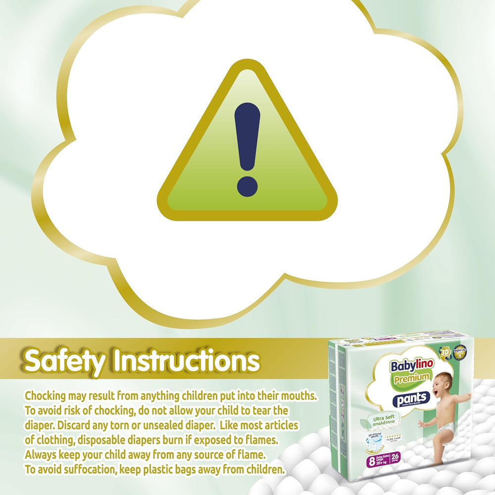 Prémiové kalhoty velikosti 8 s ultra měkkým filtrem, XXL (20+ kg), 104 kusů