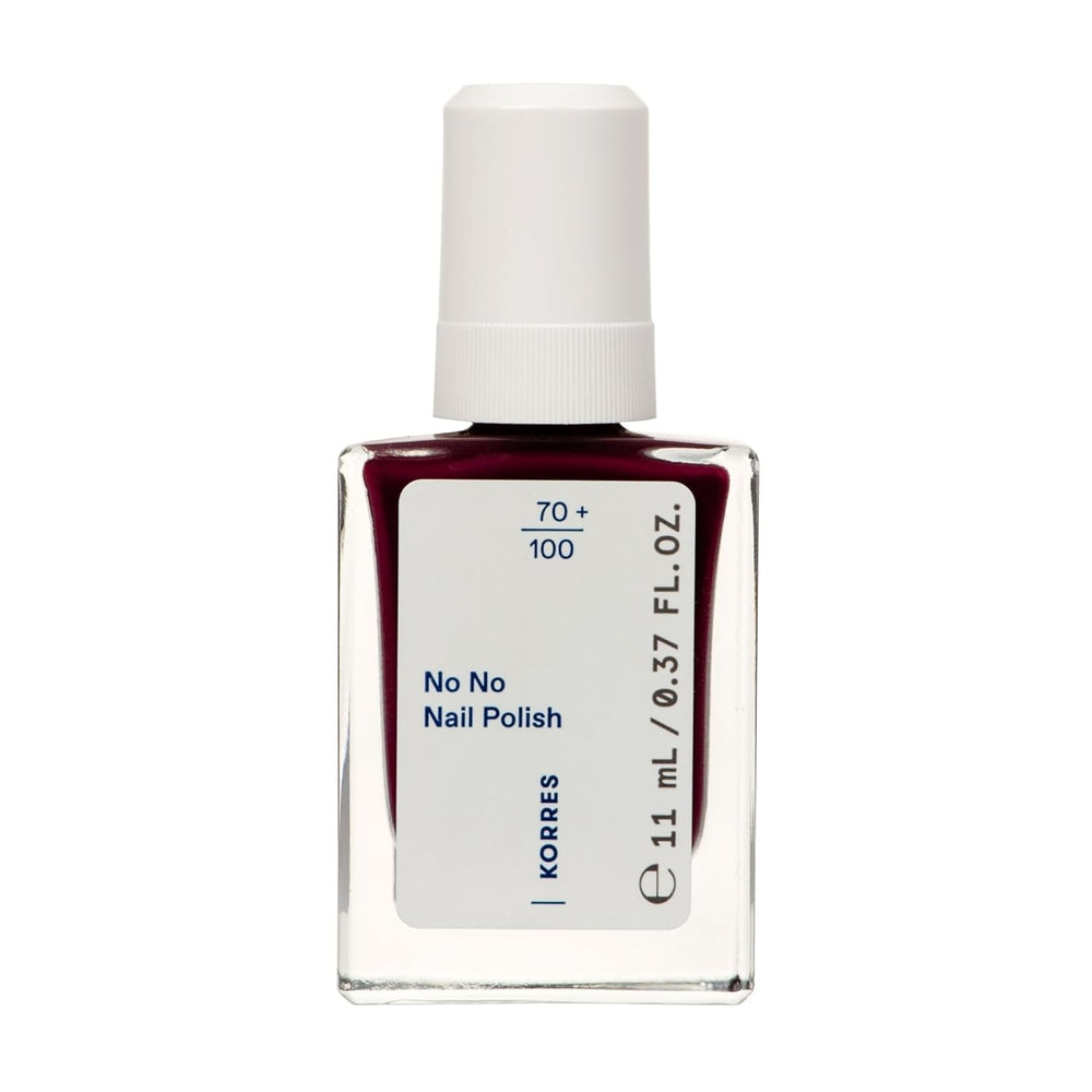 KORRES No No báze laku na nehty - 10% veganská báze bez uvolňování, pro dlouhotrvající barvu odolnou proti odlupování, 11 ml - přirozeně pěstěné nehty, bez škodlivých látek