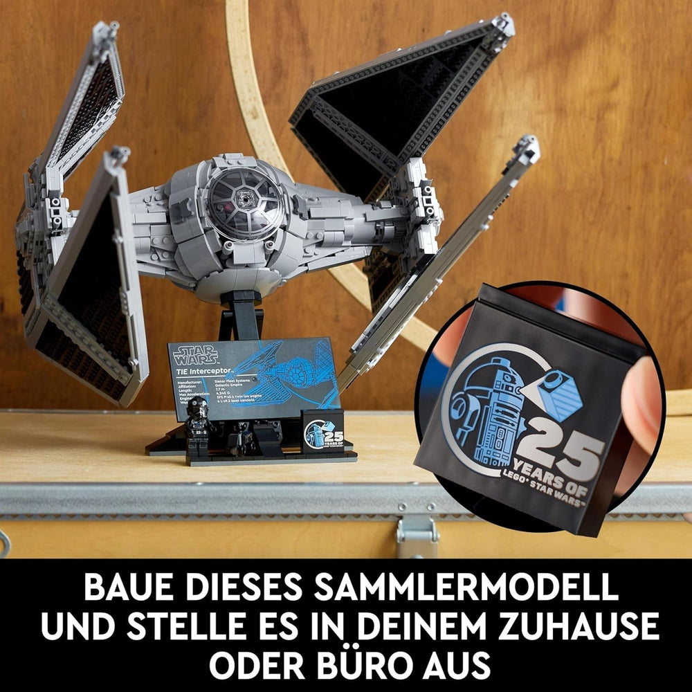 LEGO Star Wars Kravata Interceptor Nejlepší sběratelská sada Kreativní stavebnice pro dospělé Hvězdná stíhačka Cihla Model Fan Dárek Sběratelská sada Ucs 75382 Stavebnice Besuche den LEGO-Store