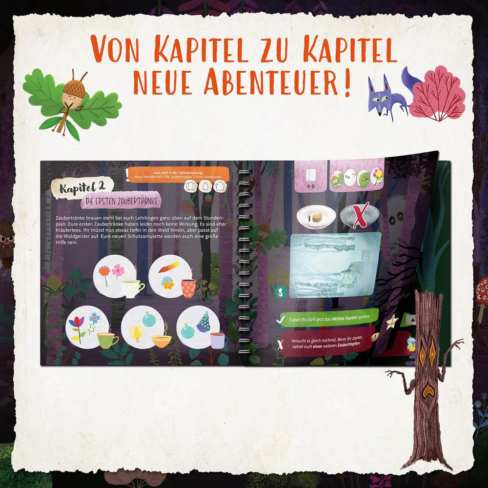 Kosmos 685027 Forest of Shadows, Kooperativní hra pro děti od 2 do 4 let, od 7 let, Stolní hra pro děti, S vynikajícím 3D materiálem, V 18 kapitolách s přibližně 15 minutami herního času