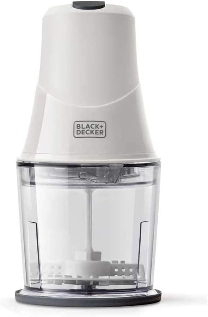 Black+Decker BXFPA1200E - Küchenmaschine 1.200W, Behälter 1.5L, 2 Geschwindigkeiten/Turbo-Funktion, +8 Zubehörteile, Anti-Fingerprint-Edelstahlobreflchen, Klingen Und Scheiben Aus Edelstahl; Matka a dítě Naty Shop bez Bpa 260W 260W