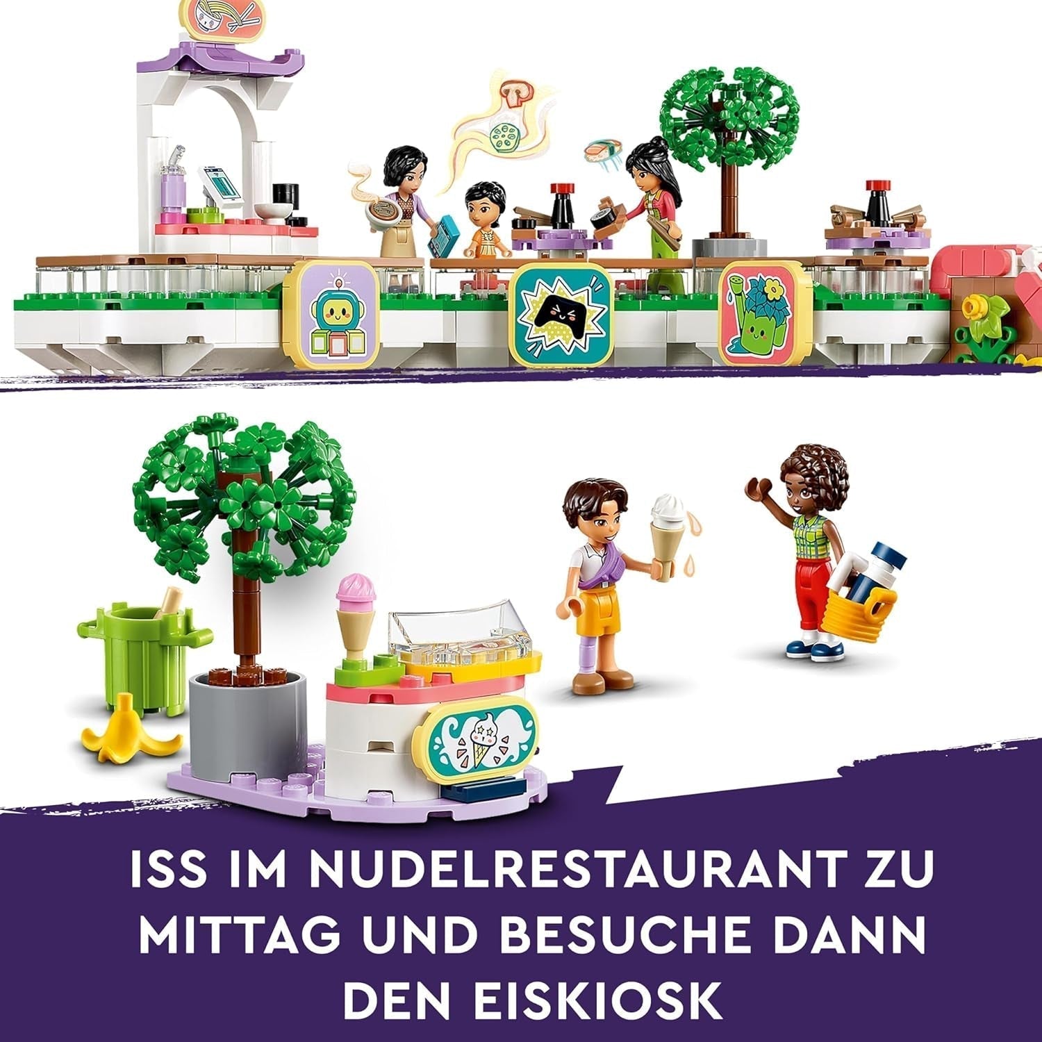 Magazin LEGO Friends Heartlake City, jucărie de casă de păpuși pentru fete și băieți, set cu figuri, promovează dezvoltarea socio-emoțională, cadou pentru copii de la 8 ani 42604 Seturi de constructie Besuche den LEGO-Store