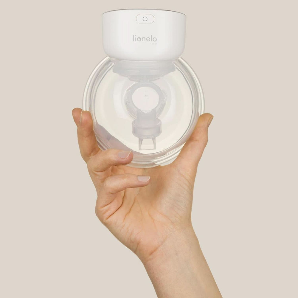 Jednoduchá elektrická odsávačka mateřského mléka LIONELO Fidi Free 180 ml, přenosná odsávačka se 2 fázemi, úspora energie 9 úrovní, 3 velikosti silikonových trychtýřů Časovač Příslušenství Jídlo a kojení Bebe Naty Shop