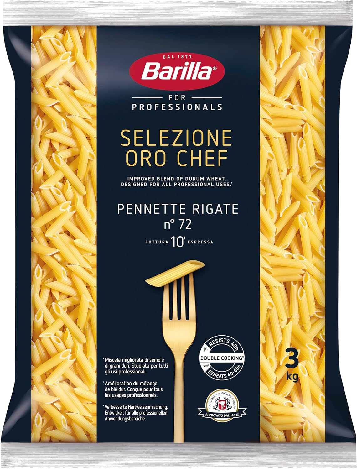 Barilla Selezione Oro Šéfkuchař špagety n. 5, balení po 4 (4 x 3 kg)