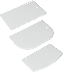 Spatulă pentru aluat Metaltex 252521080, 3 bucăți, din plastic