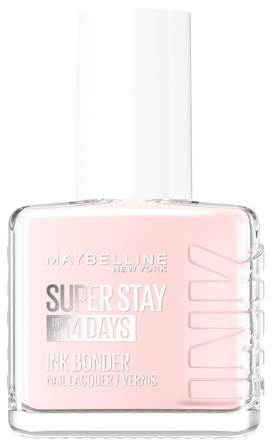 Maybelline New York Super Stay Ink Bonder 113 Barely Sheer - dlouhotrvající lak na nehty pro silné nehty a intenzivní barvu, 12,3 ml