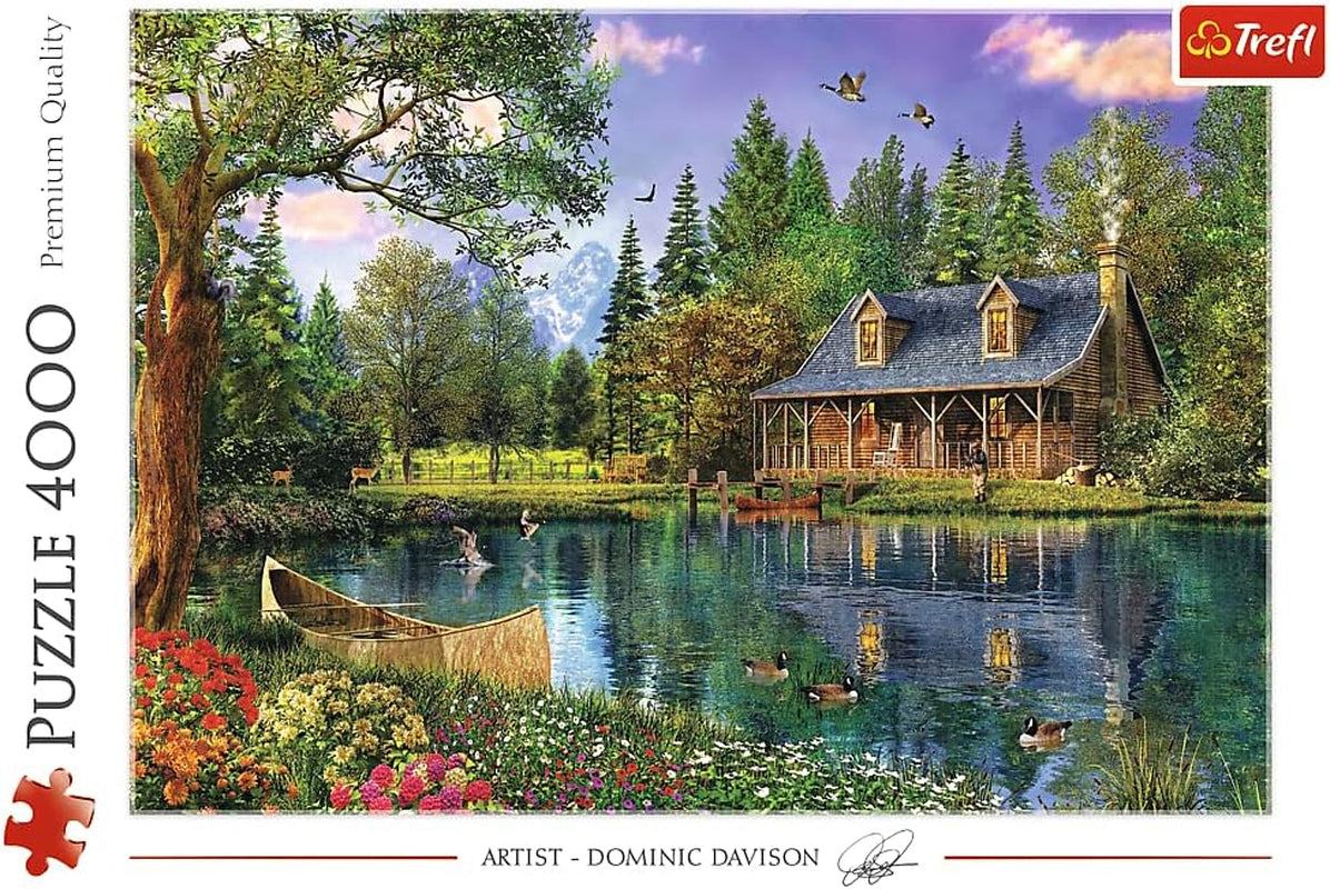 Trefl, 45005 Puzzle, Afternoon idyll, 4000 piese, Calitate premium, Pentru copii cu vârsta de peste 14 ani Puzzle Naty Shop