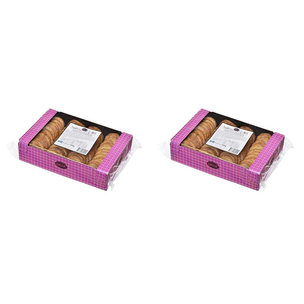 Biscuiți suedezi fini cu ovăz și nucă de cocos Gille Kokostaler, 550 g (1 pachet)