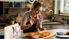 MPM MKR-05 Univerzální elektrický kráječ, nastavitelná tloušťka řezu až 15 mm, 150 W Drtiče a kráječe Naty Shop