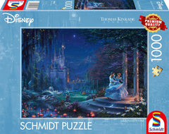Schmidt Spiele 58043 Thomas Kinkade Disney Popelka Tančící ve hvězdném svitu Puzzle 1000dílné barevné puzzle Naty Shop Výchozí název