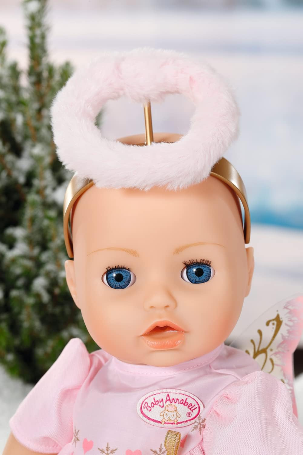 Baby Annabell Weihnachtskleid, Puppenkleid mit Flügeln und Haareif, für Puppen in 43 cm 707241 Zapf Creation